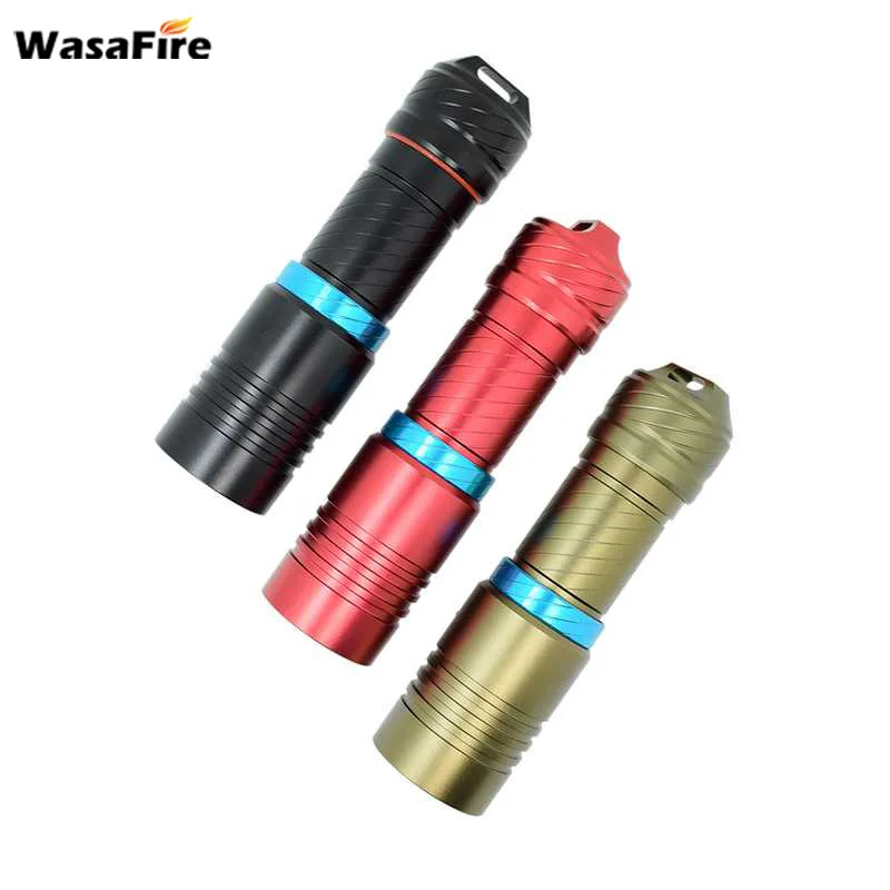 

3800LM XML-L2 LED Diving Flashlight Portable Scuba Lantern Waterproof Aluminum 18650 Dive Torch for Underwater Hunting+Charger