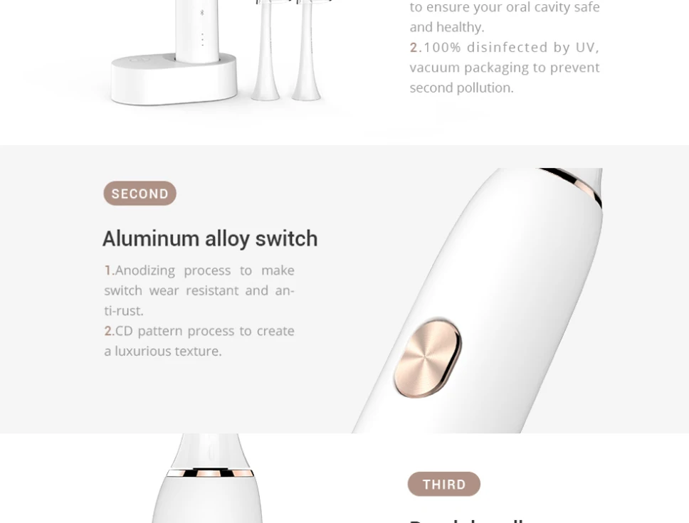 SOOCAS X3 электрическая звуковая зубная щетка обновленная перезаряжаемая Водонепроницаемая зубная щетка для взрослых от Xiaomi Mijia