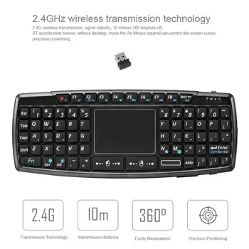 

Smart 2.4G Wireless Keyboard Backlight Air Mouse Remote Control Mini Multi-Functional Computer Peripherals with Touchpad