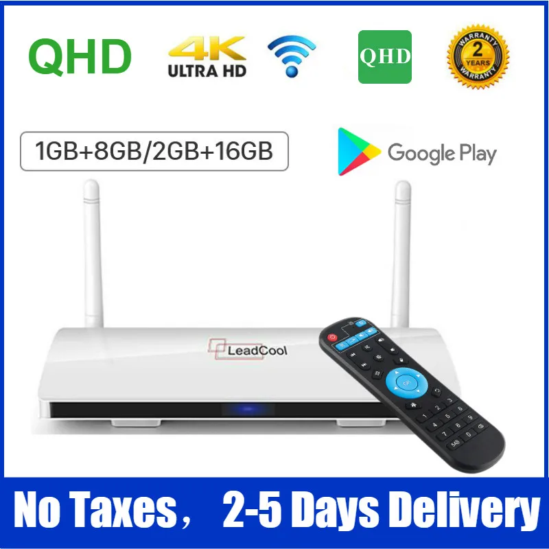 Full HD Leadcool Android 9.0 Smart TV Box Amlogic S905W Quad core 8G 16G Media Player TV box Leadcool decoder Set Top Box