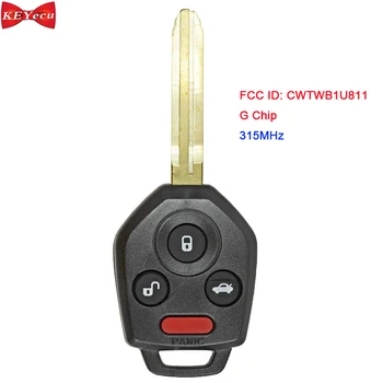 

KEYECU for Subaru Forester Impreza Legacy Outback STI WRX XV Crosstrek Remote Key Fob CWTWB1U811 315MHz G Chip