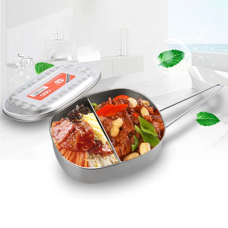 2.1L Ланч-бокс столовая посуда микроволновая печь Bento Ланч-бокс контейнер для еды инструмент подходит
