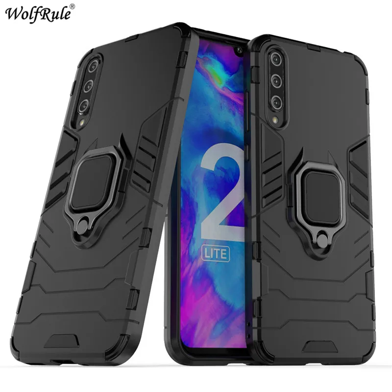 Чехол для Huawei Honor 20 Lite чехол бампер с кольцом держателем защитный телефона