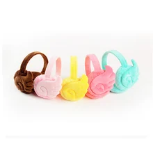 Moda asa de pelúcia feminino inverno earmuff quente orelha muffs fones ouvido meninas earmuffs fone ouvido aquecedores protetor pele