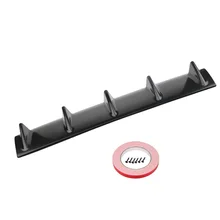 58,5 см задний бампер 5 крыло плавник акулы шасси дефлектор потока автомобиля Универсальный ABS углеродного волокна шаблон после спойлера