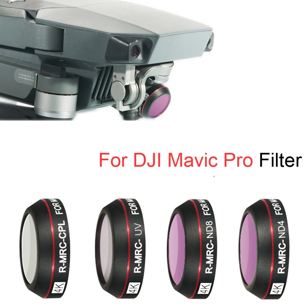For DJI MAVIC Pro Drone Camera Lens Filters ND4 8 16 32 CPL UV CPL Filter EC 