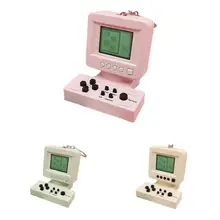 

Fashion Portable Bright Color Mini Brick Game Toy Keychain Keys Decoration Brick Game Keychains Game Console Key Ring