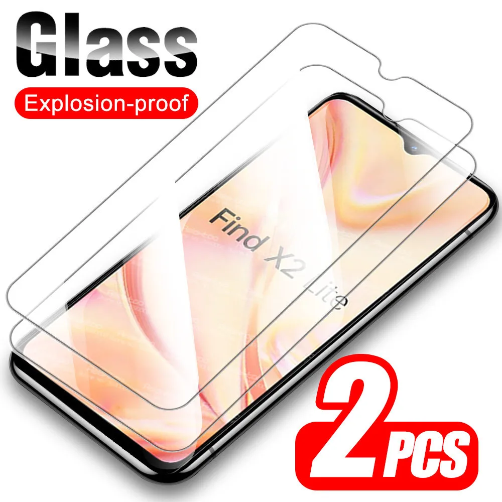 2 шт. Защитное стекло для Oppo Find X2 Lite Orro FindX2 X2Lite X светильник Защитный Экран Защитная