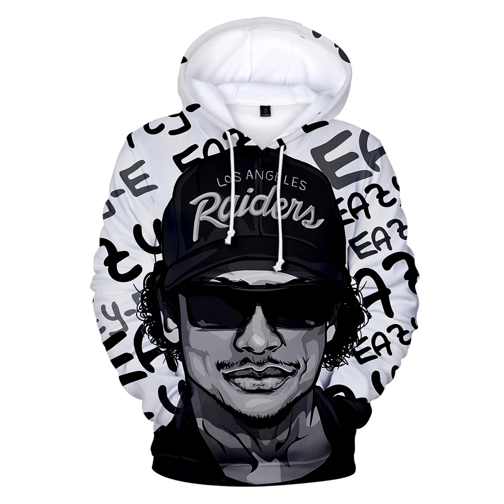 Sudadera con capucha de Gangsta Rap Eazy E para hombre y mujer, ropa de calle de Gangsta Eazy E, Sudadera capucha Harajuku, top de Hop| Sudaderas con capucha y
