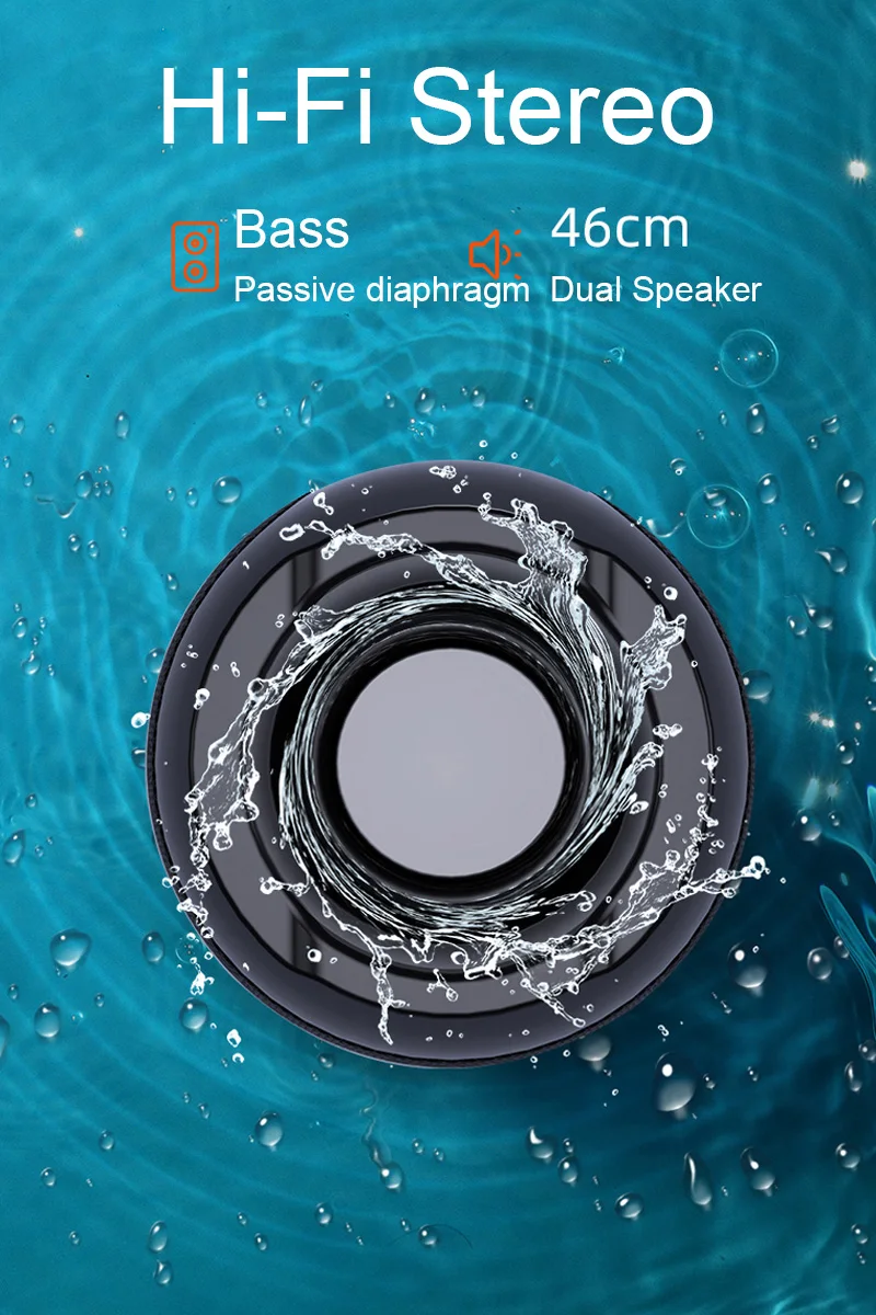 TG125 Беспроводная Bluetooth Колонка Портативная колонка звуковая коробка 20 Вт стерео Бас Сабвуфер fm-радио Бумбокс AUX USB звуковая панель
