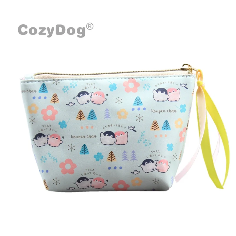 Kawaii мягкие игрушки животные кукла детский подарок Очаровательная косметичка красивые открытки держатель положительная энергия мягкая игрушка-пингвин игрушка - Цвет: Comestic Bag