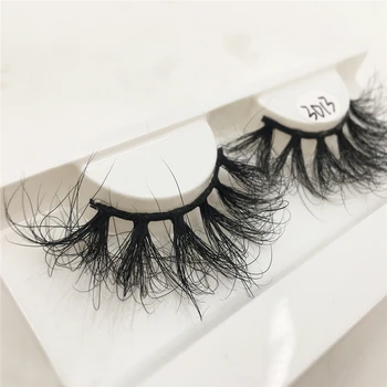 

Fluffy 3d Mink Lashes 25 mm Mink Eyelashes Natural Messy Dramatic Long False Eyelashes Makeup Wholesale 18mm-25mm Eye Lashes