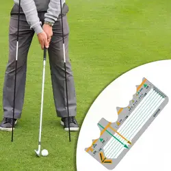 Golf Station Board Swing Trainer Practice Corrective Accessories Training Batting Beginners Supplies Golf Calibration Postu F8w4