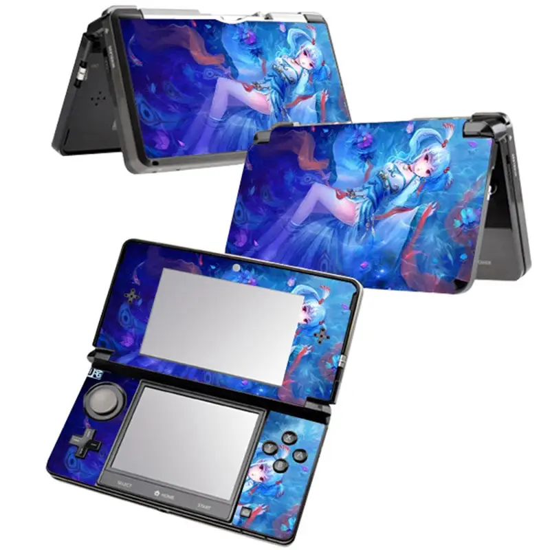 Cartoon design for 3DS Console Gamepad Protector Cover  For 3DS Sticker for nintend o 3ds pvc skin sticker 
