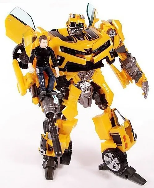 Transformation Robot Human Alliance Bumblebee And Sam Action Figures Toys For Classic Toys Anime Figure Cartoon Boy Toy