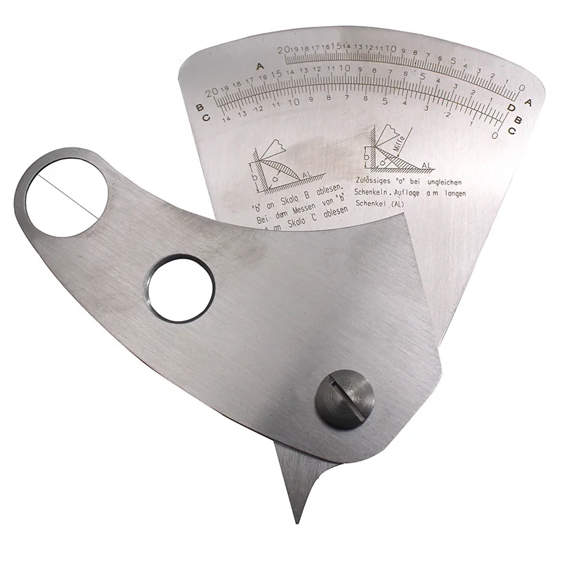 

Welding Tool Stainless Steel Fan-shaped Feet Welding Measuring Instrument Welding Detection Measuring Instrument of Imperial Mea