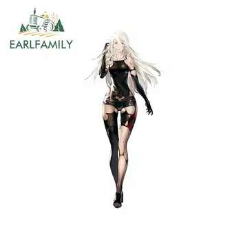 

EARLFAMILY 13cm x 6.1cm for Nier Automata A2 Car Sticker Vinyl Occlusion Scratch Personality Waterproof Window Trunk Decal