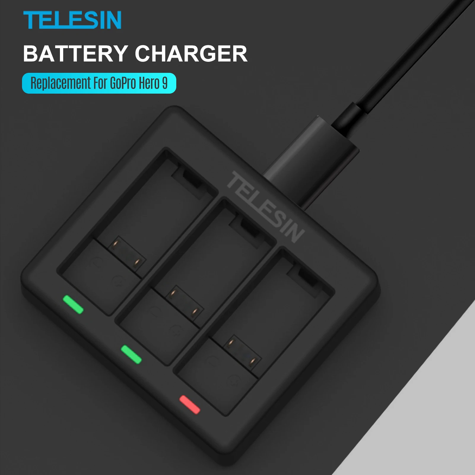 TELESIN GP-BCG-902 Camera Battery Charger description image 8