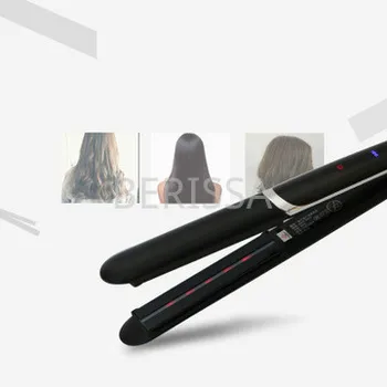 

BERISSAProfessional Hair Straightener Curler Hair Flat Iron Negative Ion Infrared Hair Straighting Curling Iron Corrugation LED