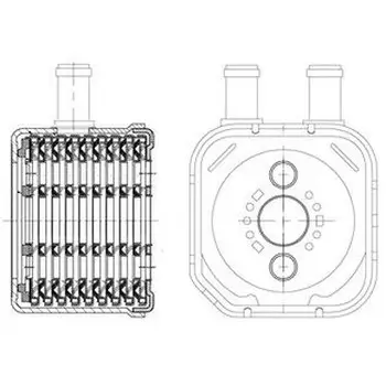 

Oil radiator VAG A4/A6/A8/PASSAT/T5 2.3-3.2/1.9TD-05 LUZAR