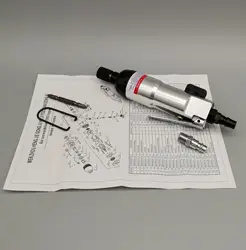 5h ar chave de fenda cabeça reta tipo pneumática chave de fenda de ar mão broca vento motorista ferramentas pneumáticas ferramentas de ar