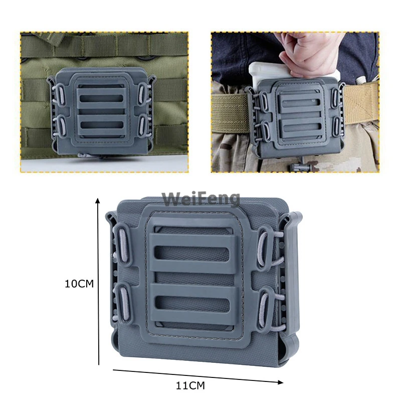

Tactical Rifle Magazine Holders Soft Shell Mag Carrier Holster for ASW338 L96A1 M82A1 Moll Belt Mag Pouches Hunting Accessories