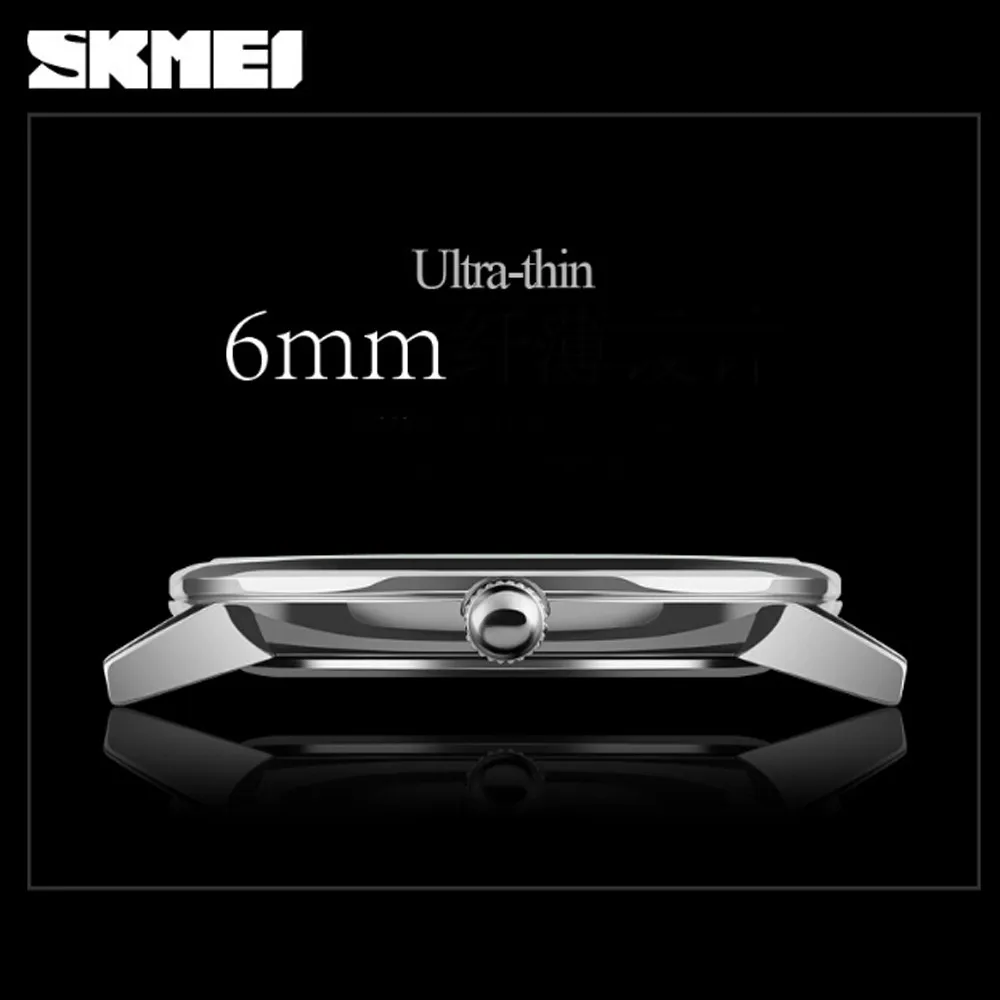 SKMEI брендовые Роскошные деловые мужские часы Relogio Masculino водонепроницаемые мужские кварцевые наручные часы из нержавеющей стали с сеткой мужские часы 1516