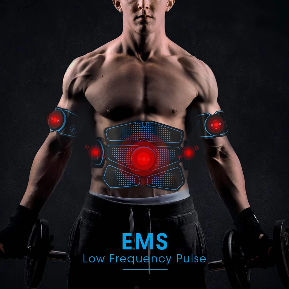 Перезаряжаемый EMS тренажер для бедер стимулятор мышц ABS фитнес ягодицы подтяжка