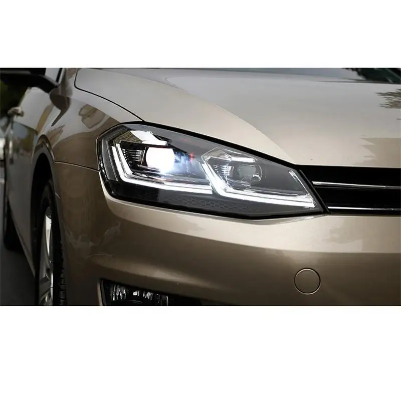 Led Para Авто дневные ходовые Боковые указатели поворота освещение автомобиля фары Задние фары 14 15 16 17 для Volkswagen Golf 7