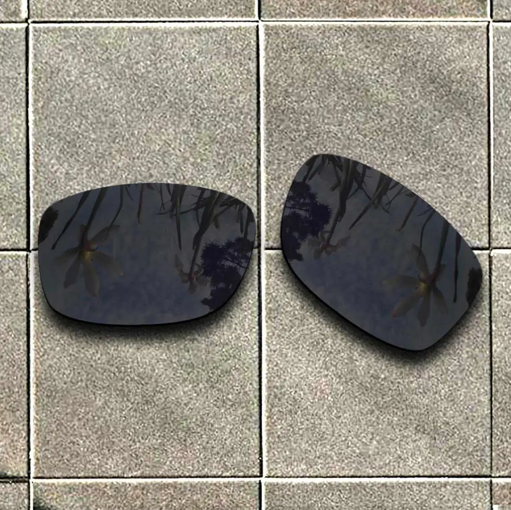 Черные поляризованные солнцезащитные очки Stealth Сменные линзы для квадратной