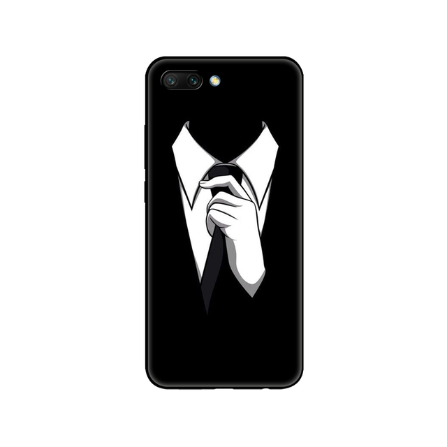 honor 10 case soft silicon tpu back phone cover for huawei honor 10 Case Etui protective printing coque black tpu case