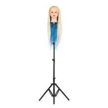 1 штатив ПК обучение косметологии кукла голова стенд манекен голова штатив парик стенд с дорожная сумка