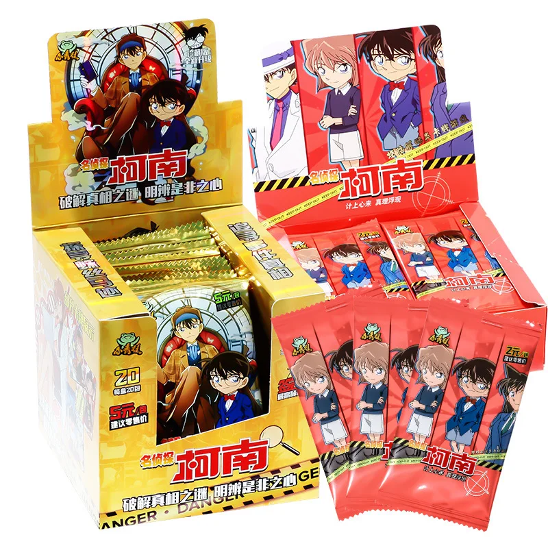 Detective Conan Collection Cards 20/30 packs/ box Game Card Toys For