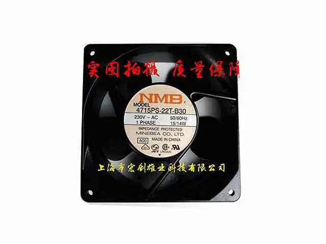 

NMB-MAT 4715PS-22T-B30 A00 AC 230V 15W 120x120x38mm вентилятор охлаждения сервера