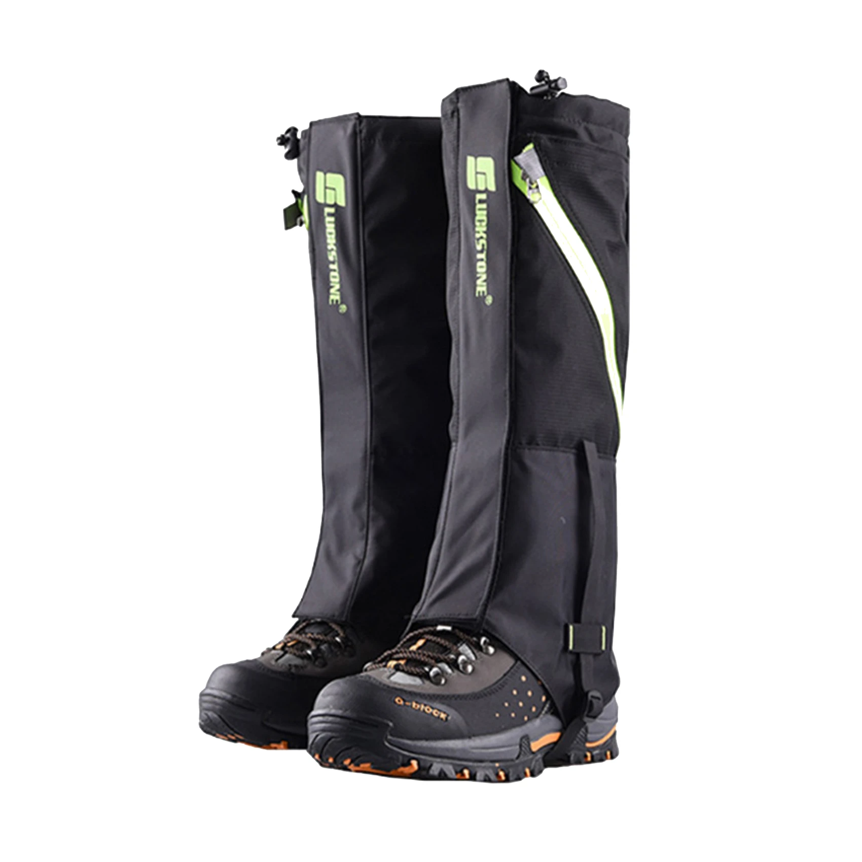 Polainas con cremallera botas nieve ligeras, cubierta de zapatos, cinturones de a prueba de viento, a de polvo, para esquí al aire libre, Trekking y escalada| | - AliExpress