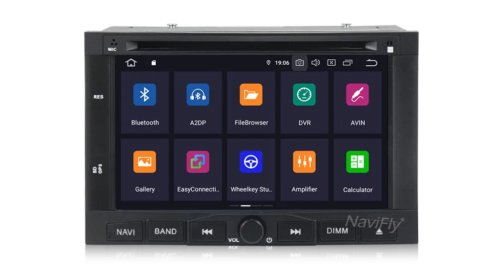 NaviFly, 8 ядер, 4 Гб ОЗУ, 64 Гб ПЗУ, Android 9,0, автомобильный мультимедийный плеер для peugeot 3008, peugeot 5008, 2009, автомобильный DVD, gps, DVR, wifi, радио