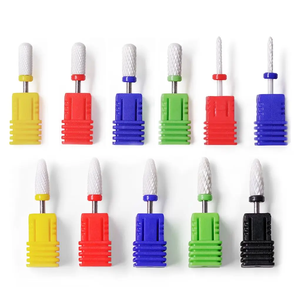 

Art Equipment Accessory 3/32'' Grinding Head Sander Tool Ceramic Drill Bit Removing Nail Gel Polish Electric Grinder Head