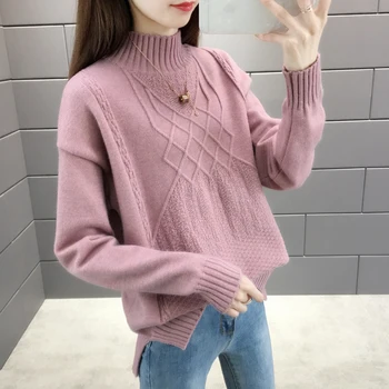

Make new women's autumn/winter 9337 nabla diamond pullovers 46-4 row 1 shelves on the second floor