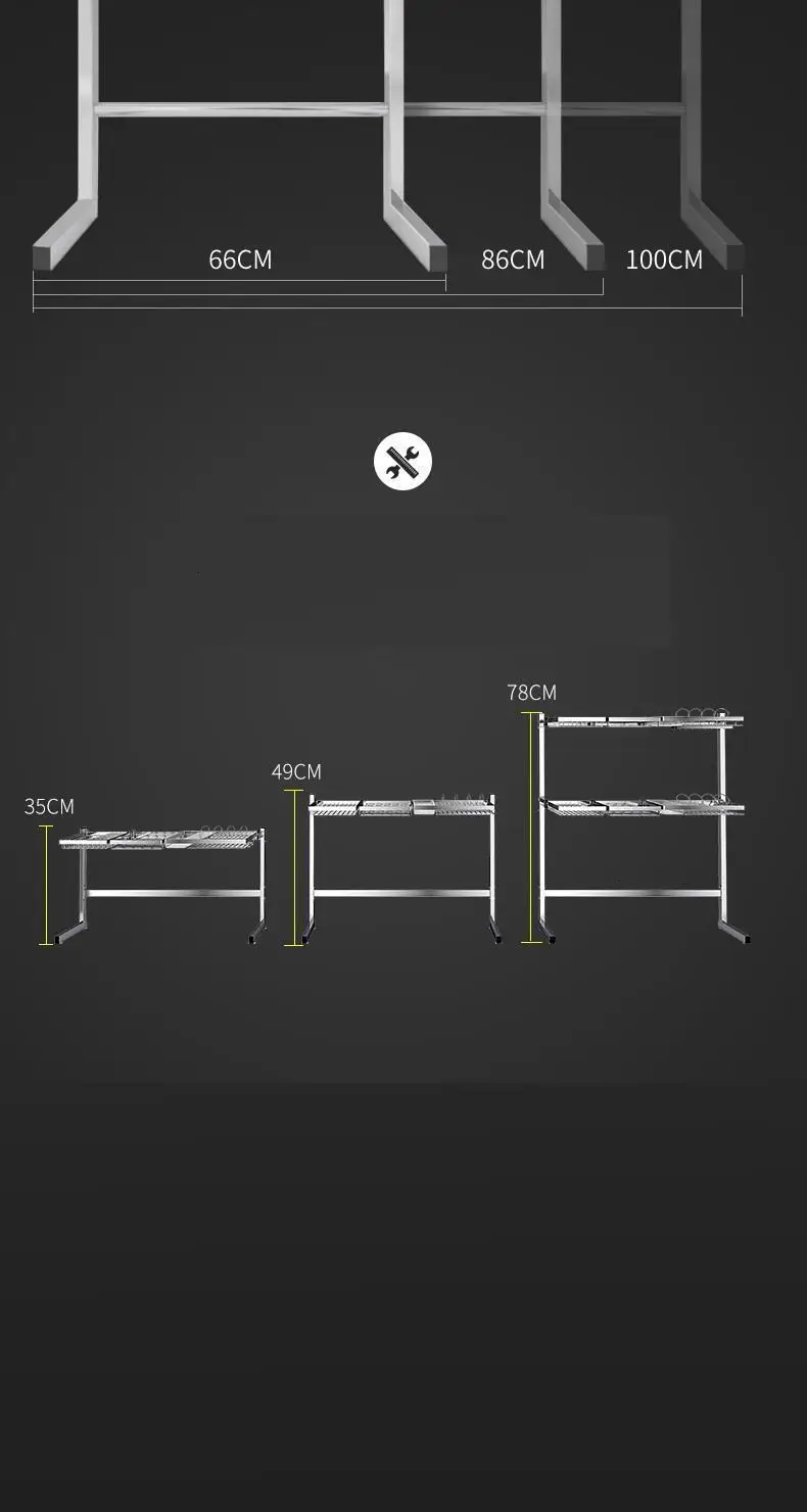 Cosas De Dish раковина органайзер для холодильника дальность нержавеющая сталь Mutfak Cozinha кухня Cocina Organizador кухонная стойка