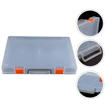 

Clear Plastic Building Blocks Toys Storage Box Rectangular Container Organizer