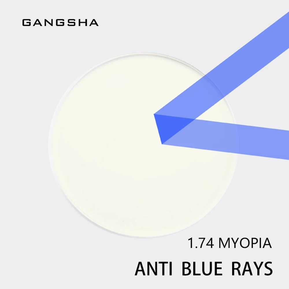 1.56 1.61 1.67 (+10.00~-10.00) Anti Blue Light Prescription Resin Aspheric Glasses Lenses Myopia Hyperopia Presbyopia Lens