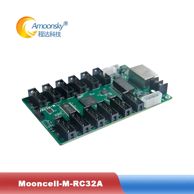 Mooncell control system M-RC32A led receiving card for full color p10 display module flexible video screen | Электроника