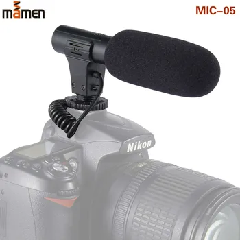 

Professional Video Microphone 3.5mm Digital Talk Video Recording Shotgun Interview Microphone Mini Mic SLR DSLR Camera Flexible