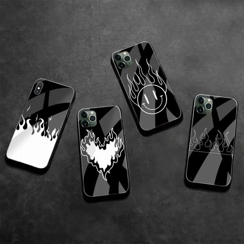 Мягкий чехол для телефона HUAGETOP Flame Blaze Power Torch из закаленного стекла iPhone 11 Pro XR XS MAX 8X7