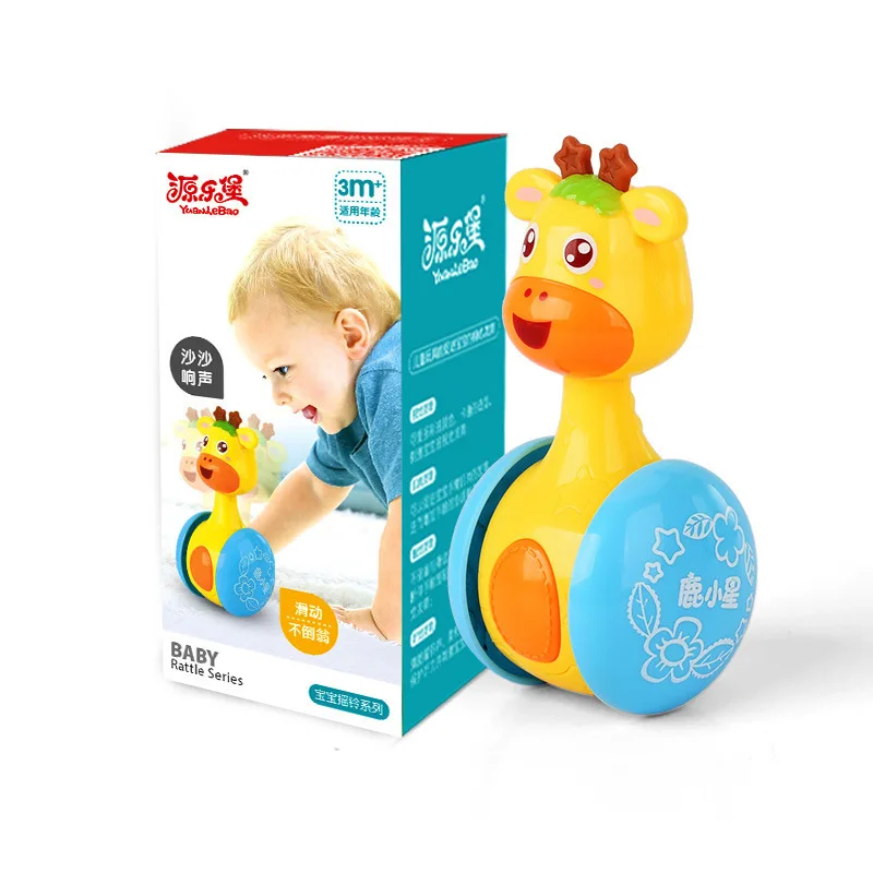 Early Childhood Educational Toy Ring Bell Infant Child Sliding Tumbler 6-12-18 Month 0-1-2-3-Year-Old