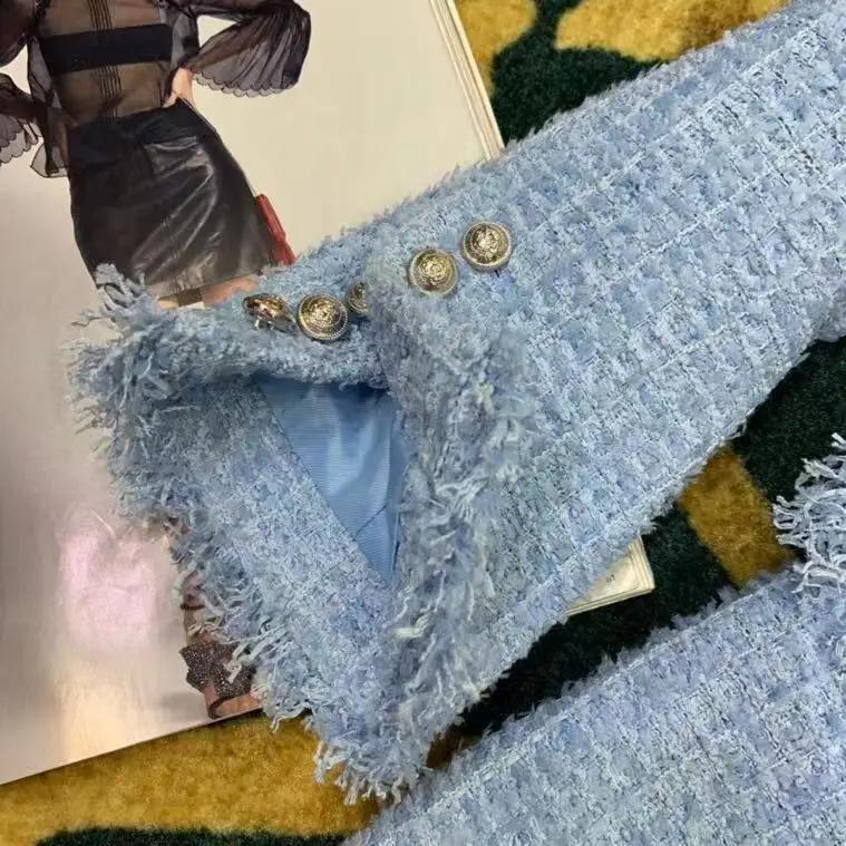 AH10276, модные женские пальто и куртки,, Подиумные роскошные, известный бренд, Европейский дизайн, вечерние, стильная женская одежда