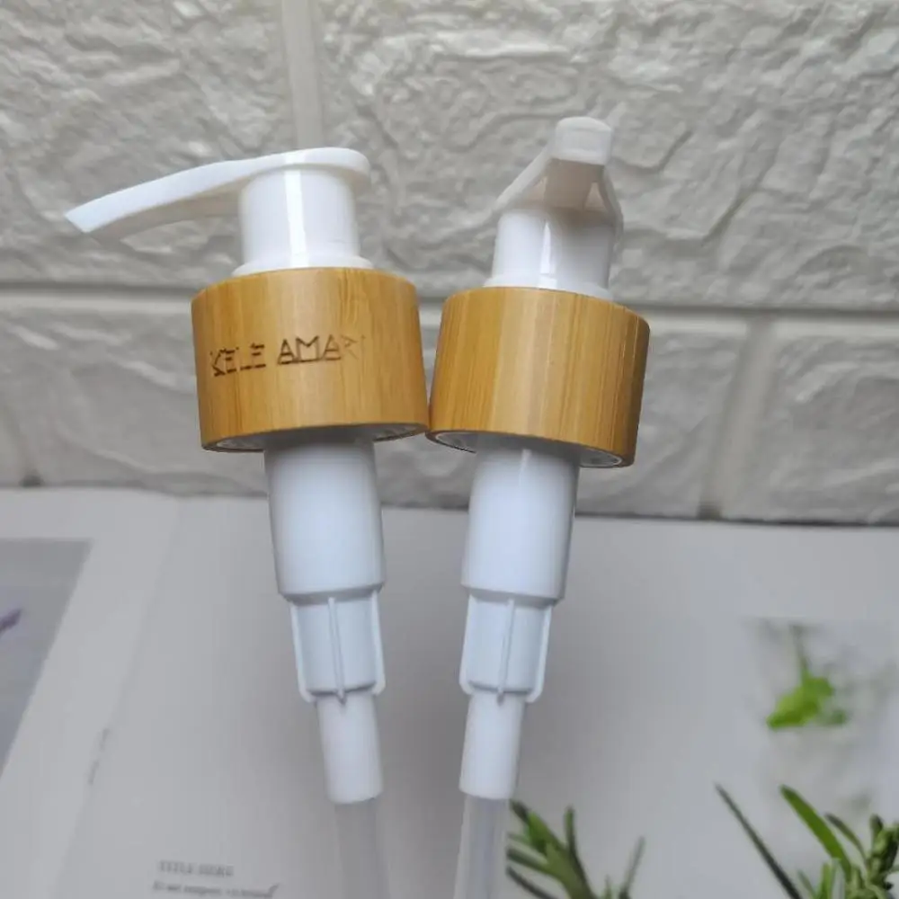 

24/410 28/410 белый бамбуковый гель для душа/гель для мытья тела/бутылка для лосьона с крышкой матовое прозрачное стекло банка бамбуковые бутылки с лосьоном