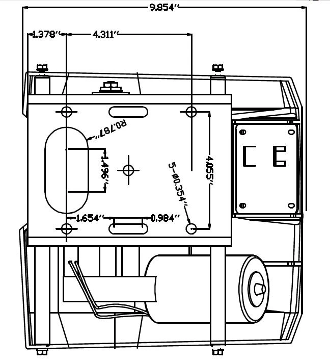 12V стандартная Якорная Лебедка 25Lb для морской лодки Понтон