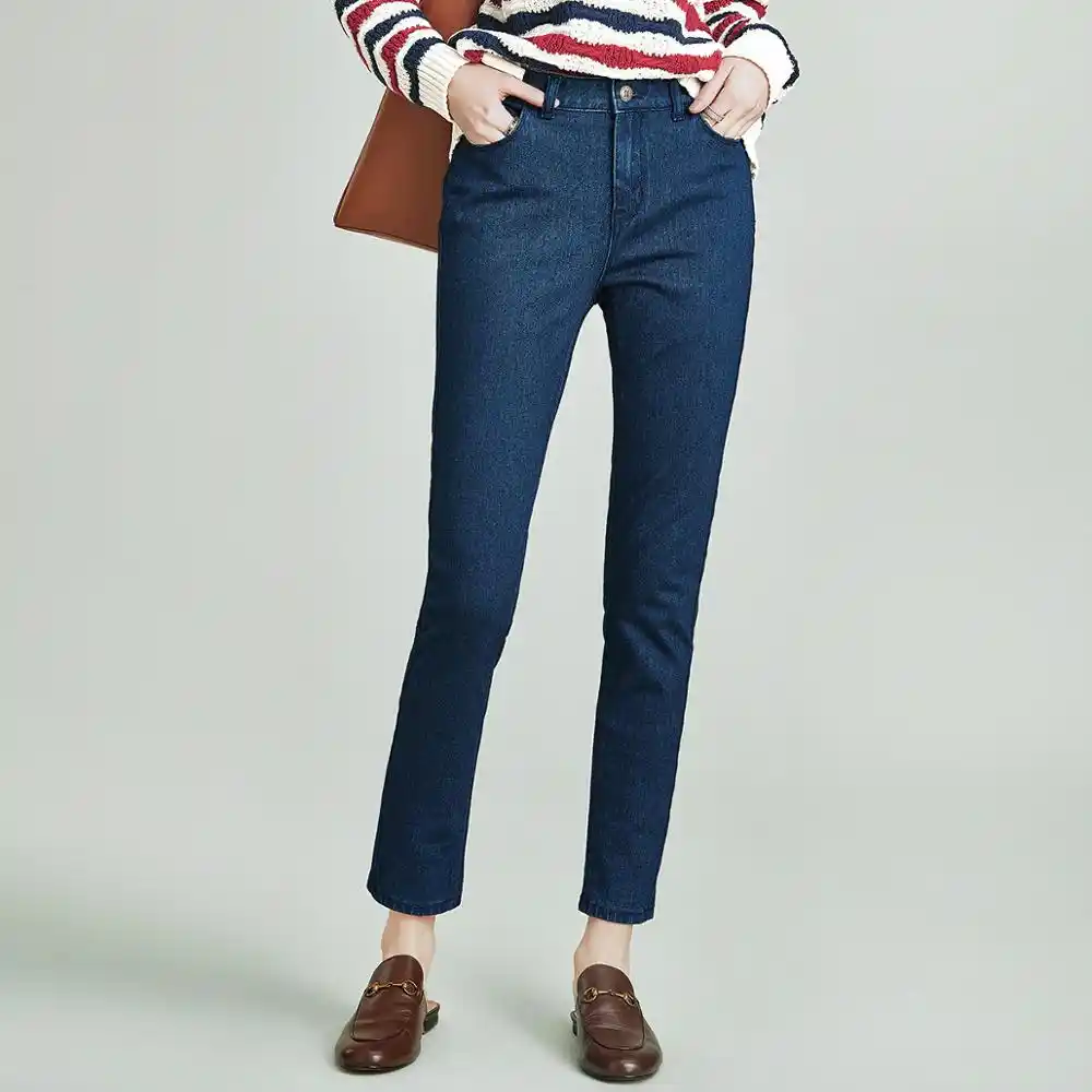 dark blue wash jeans womens