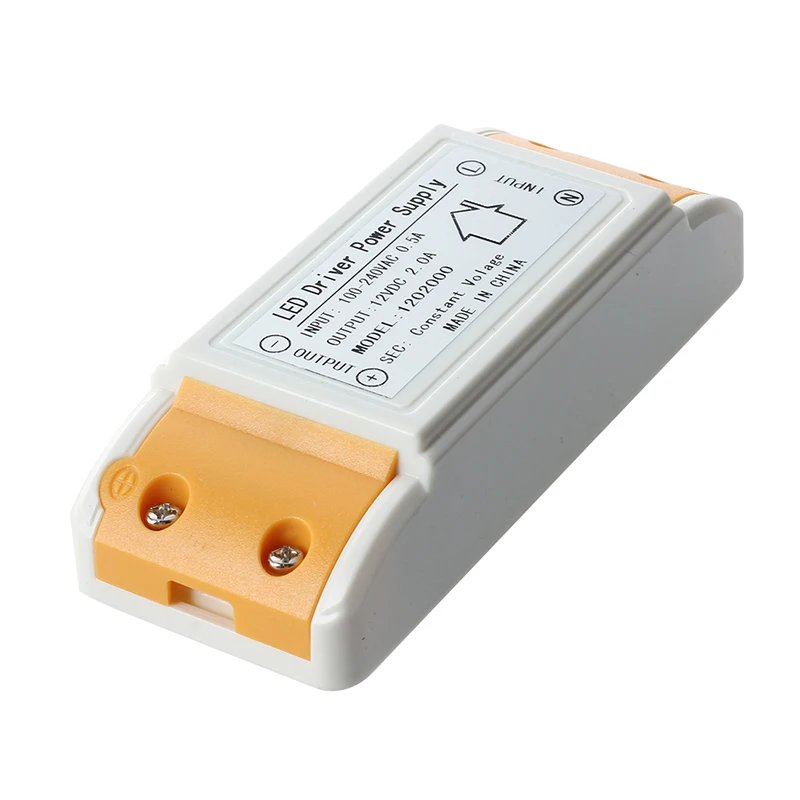Светодиодная лента 24 Вт. Светильник Питание драйвер трансформатор AC/DC 12V 2A